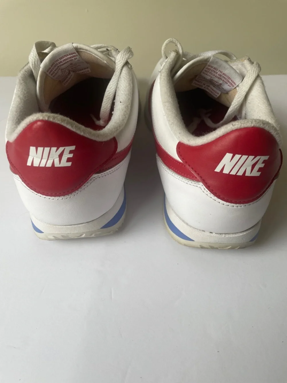 Nike Cortez SE Basic Leather OG Forrest Gump White Varsity Red 882254-164 10.5